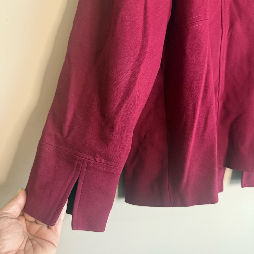 Chico’s Burgundy Jacket - Picture 10 of 11